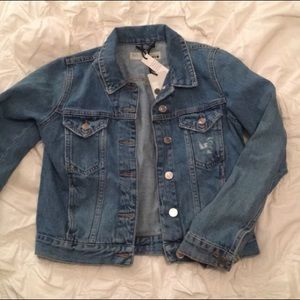 Topshop Moto Denim Jacket
